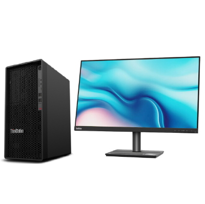 联想/Lenovo Thinkstation P360+ThinkVision S27e-20（27英寸） 台式计算机（仅指图形工作站）